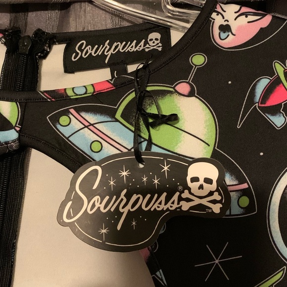 Sourpuss “Spacecore” stretch dress. New with tags. - Picture 3 of 3